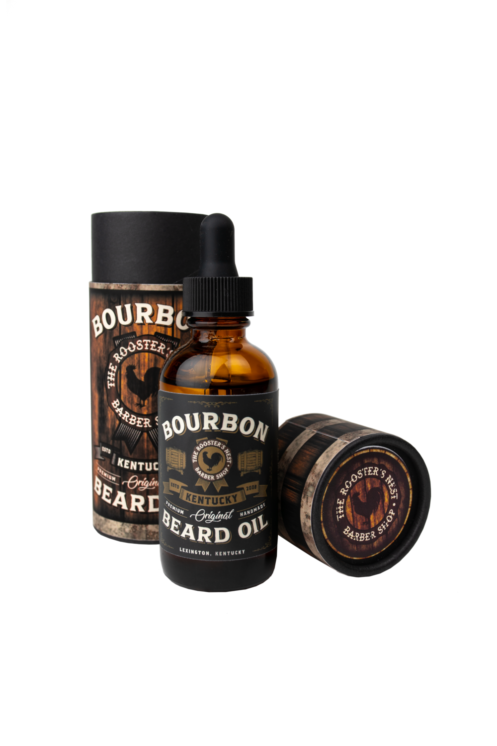 Rooster's Nest Bourbon Beard Oil
