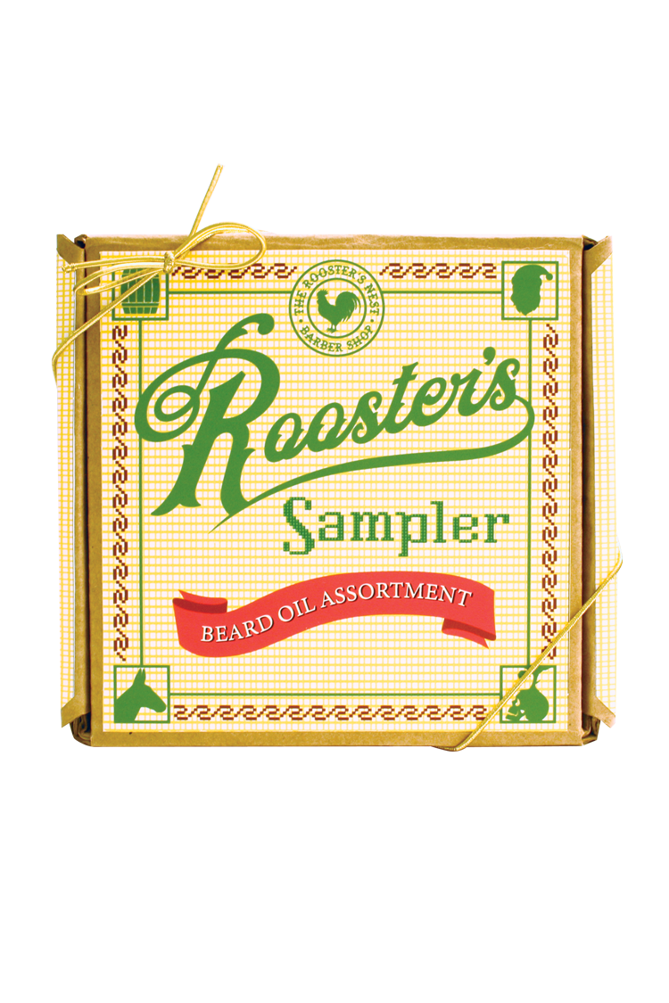 Rooster's Sampler Beard Oil Gift Set