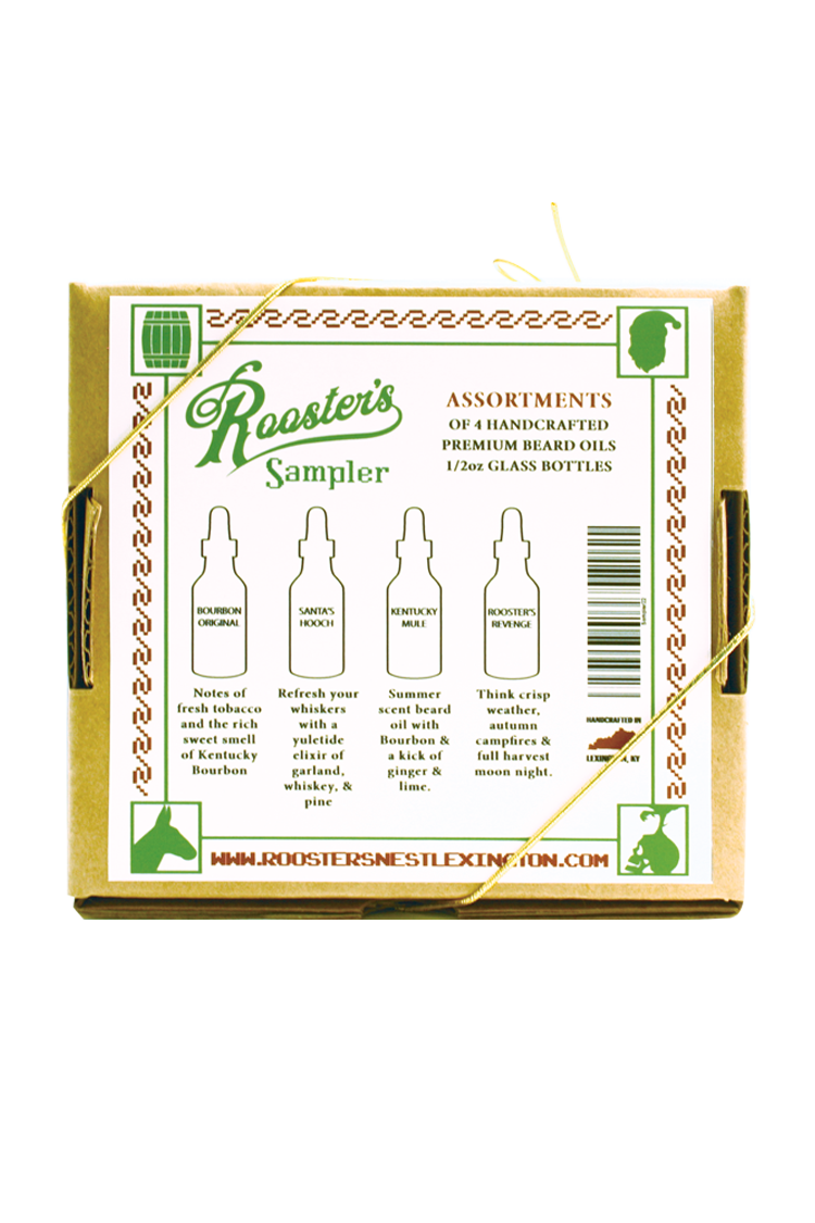 Rooster's Sampler Beard Oil Gift Set